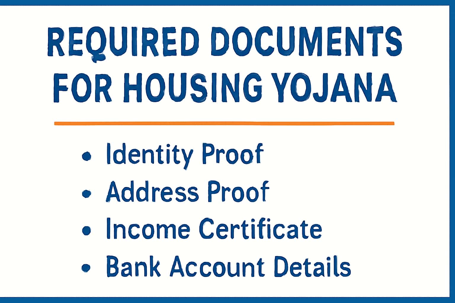 Required Documents for Housing Yojana